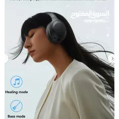  3 سماعة رأس JOYROOM JR-JH2 اللاسلكية فوق الأذن بتقنية البلوتوث 5.4 ANC وإلغاء الضوضاء - أسود BLUE BELT