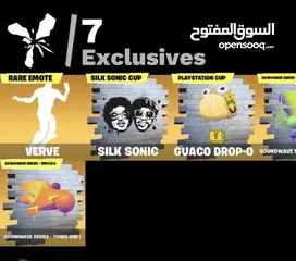  7 حساب فورت نايت بسعر حرق