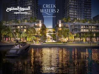  19 شقه جراند فندقيه 3 غرف للبيع قلب ميناء خور إطلالة على برج خليفة وداون تاون تقسيط Dubai Creek Harbour