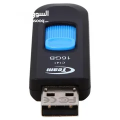  1 USB 2.0 FLASH DRIVE 16GB C141 فلاشه 16GB جيجا لتخزين معلوماتك بامان 