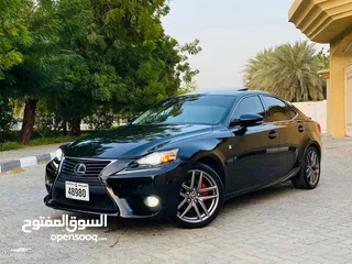  5 2015 Lexus is250 F Sport Full options US specs