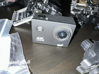  1 Action Camera 4k For bike  With 3 battery  and a accessories