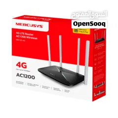  1 Mercusys MB135-4G AC1200 Wireless Dual Band 4G LTE Router: