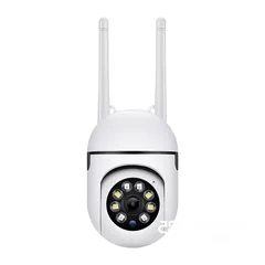  2 Smart Security Camera 1080p HD Home Camera with Night Vision Motion Detection Tilt 350°
