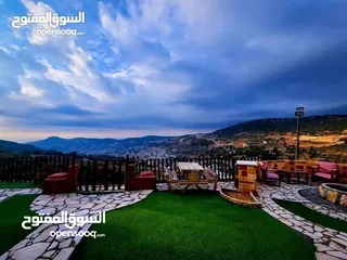  14 شقق مفروشه للايجار اليومي ومزارع واكواخ  ومسابح مع اجمل الاطلالات خصوصيه كامله