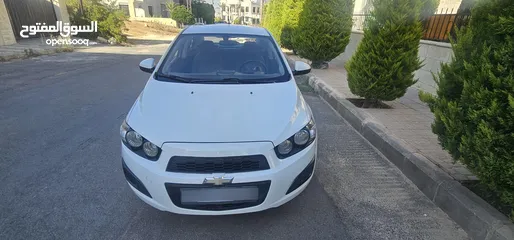  12 شيفروليه سونيك 2013 ماشيه 50 الف اتماتيك  فحص كامل 3 جيد دقه عالراس وارد الوكاله بحاله ممتازه