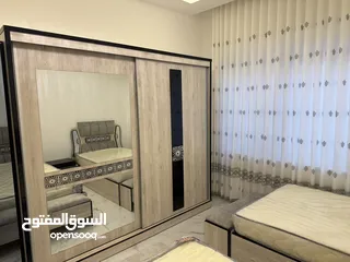  14 شقه ارضيه مفروشه جديده دير غبار