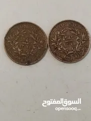  4 للبيع عملة تونسية قديمة