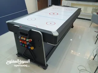  5 توفرت الان طاولة ال 4في1 سارع بالطلب قبل نفاذ الكميه بلياردو هوكي تنس طعام جوده عاليه خامه ثقيله