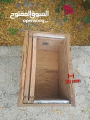  4 صندوق خلية نحل عسل من جذوع النخيل