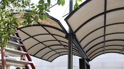  12 مظلات سيارات قوسية للكراجات المنزلية والمواقف العامة