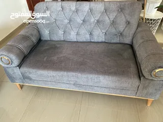  2 كنب 7 مقاعد لون سكني