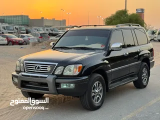  2 لكزس LX470 2006 وارد أميركا قطعتين صبغ بدون حوادث