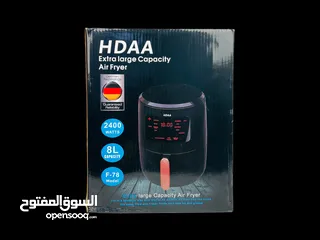  5 قلاية هوائية 8 لتر من ماركة HDAA