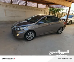  6 هونداي اكسنت موديل 2012 فحص ليوم 7جيد بدون ملاحضات مالك واحد فقط