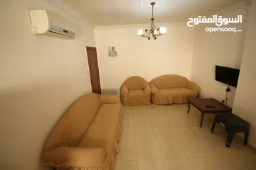  5 شقة مفروشة للايجار في الجبيهة غرفتين نوم بالقرب قصر الاميرة بسمة