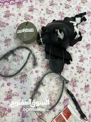  6 قناع غاز للدخان مضاد للغاز المزيل للدموع