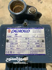  4 ماتور ماء مضخة ماء بدرولو ايطالي 3/4 حصان