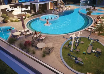  18 شقة بالقرب من  اهم معالم دبي السياحية بمسبح خاص ومساحة واسعة 1244 قدم