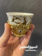  2 مضايف العيد ذهبيه نوعيه ثقيله استعمال خفيف