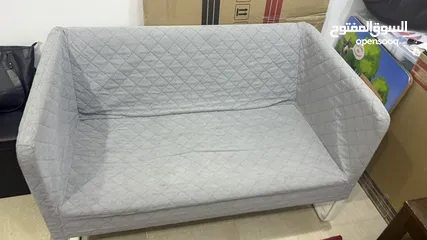  5 2-Seat Sofa from IKEA, Fabric, Light Grey