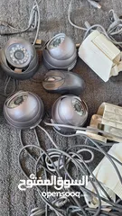  6 كاميرات تصوير عدد 12 غير مستخدمات مع جهاز DVR للبيع بسعر 55دينار عليهم آثار شحابير بسيطة تزال بالمسح