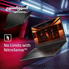  13 جديد - Acer Nitro V Gaming Laptop i5-13420H  RTX 4050  15.6" FHD IPS 144H  8GB DDR5  512GB Gen 4