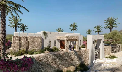  13 شاليه/مزرعة ضخمة للبيع في منتجع السيفة  Chalets in Jebel Sifah Resort