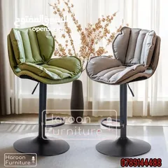  1 كراسي مطابخ مجموعة كبيره بالوان وجوده عاليه