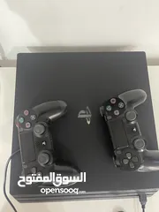  2 Ps4 Pro 1TB 4k with 2 joysticks and 2games