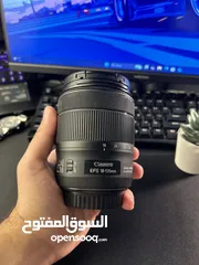  1 عدسة كانون Canon EF-S 18-135mm IS USM الإصدار الثاني من افضل العدسات بسعر حرق