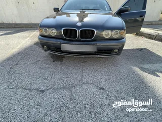  21 بي ام  e39 دب 520i موديل 1999 اصلي فحص كامل ثاني مالك في الاردن  قابل للفحص في داخل الشركة