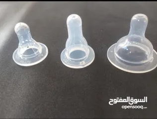  2 حلمات رضاعات أطفال