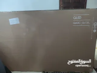  3 شاشة سامسونج سمارت 55 جديدة Qled