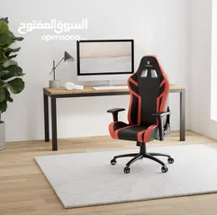  6 كرسي جيمينج Gaming chair مخصص للألعاب و الجلسات الطويلة قاعدة متحركة امكانيه التحكم بالظهر بسعر نار