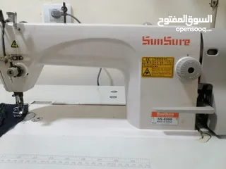  11 للبيع ماكينة خياطة صناعية SunSure SS-8900 بحالة الوكاله ممتازة لا تحتاج لاي صيانه