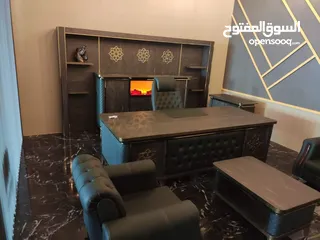  6 مكتب مدير ملكي قياس 240سم تصاميم مميزة بعدة الوان وقياسات حسب الطلب