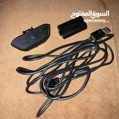  1 بطارية يد اكس بوكس ون و أدابتر وخيط مايكرو usb الأصليات