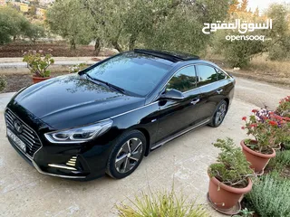  1 هونداي سوناتا موديل 2018 وارد الوكالة الاردنية مالك اول فحص كامل 7 جيد