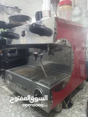  3 ماكينه اسبريسو ايطاليه sanremo مرتبه جدا للبيع مع مطحنه