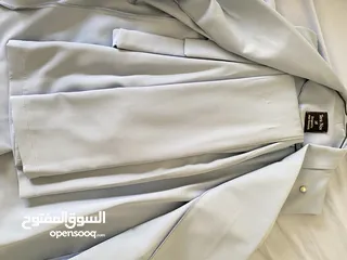  3 طقم صيفي خفيف بلون أزرق سماوي