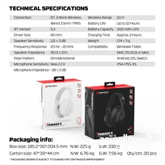  9 FANTECH WHG04 TAMAGO II Multi-Platform Wireless Gaming Headset السماعة الاقوى تفوق مع فانتيك
