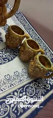  4 طقم ابريق و6 كاسات فخار انتيك