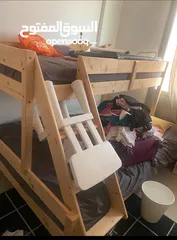  2 سرير اطفال bunk bed شبه جديد