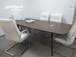  10 مكتب مفروش في وسط نابلس للايجار