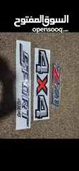  1 stickers for pick up....Z71,,, 4X4,,,,, sport