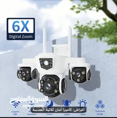  8 كاميرات مراقبة للمنزل، مراقبة الكابينة، كاميرا أمان حديثة، بصريات عالية الجودة تسجيل صوت شحن مجاني