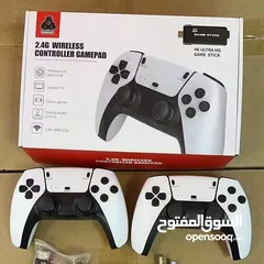  4 وفرنالك جهاز GAME STICK أحدث إصدار، الشبيه بالبلايستيشن 5 مع 15000 خمس عشرة الاف لعبة
