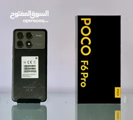  2 جهاز جديد poco 5G  F6 pro رام 24 جيجا 512 مكفول سنة متوفر توصيل