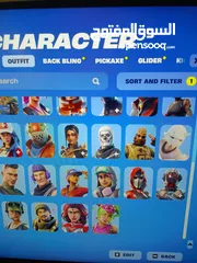  2 حساب فورت نايت سيزون 3 وحزمة توتش ونوادر